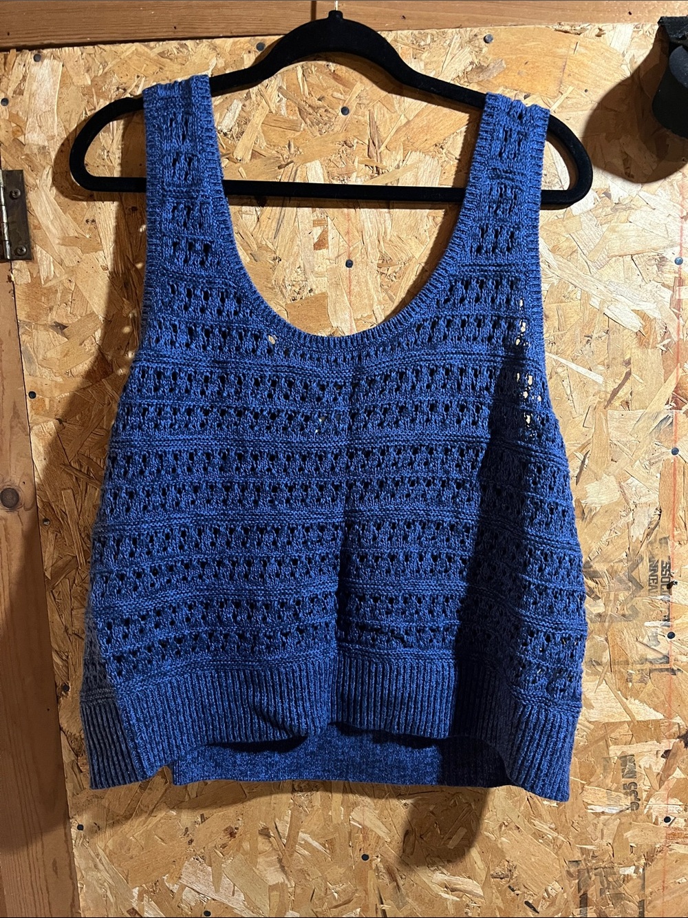 Blue Crochet Top - NWT